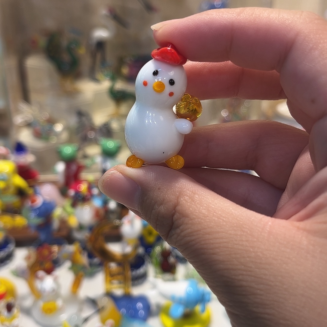 手工艺品琉璃元宝鸭