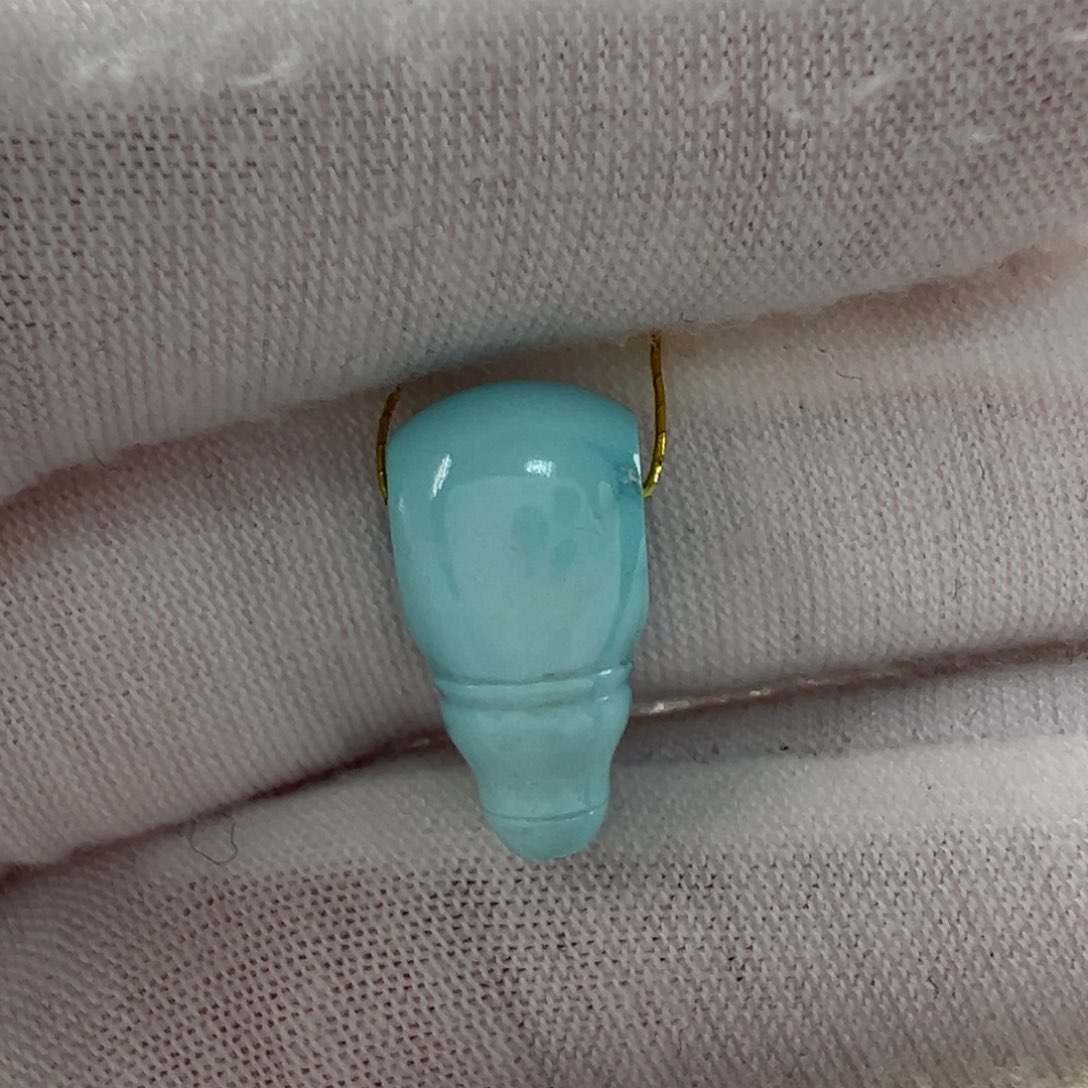 未镶嵌绿松石三通8.3mm