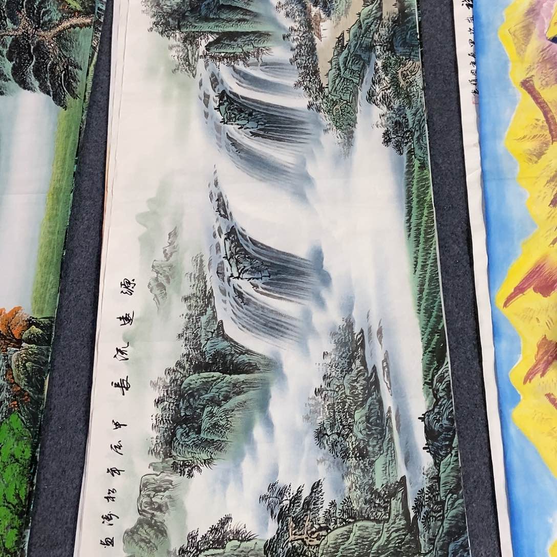 国画小六尺山水一幅