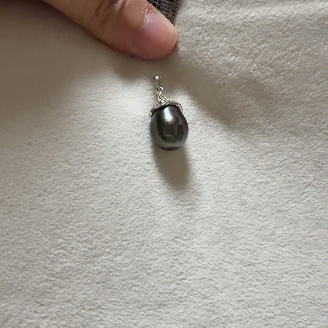海水珍珠吊坠(不含链)银S925镶嵌