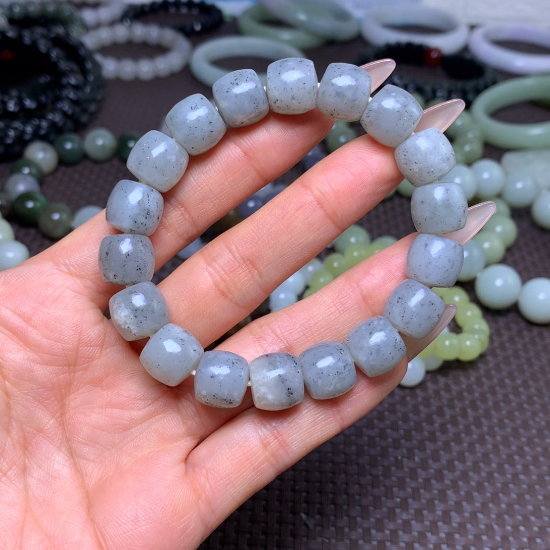 未镶嵌手串和田玉卡12