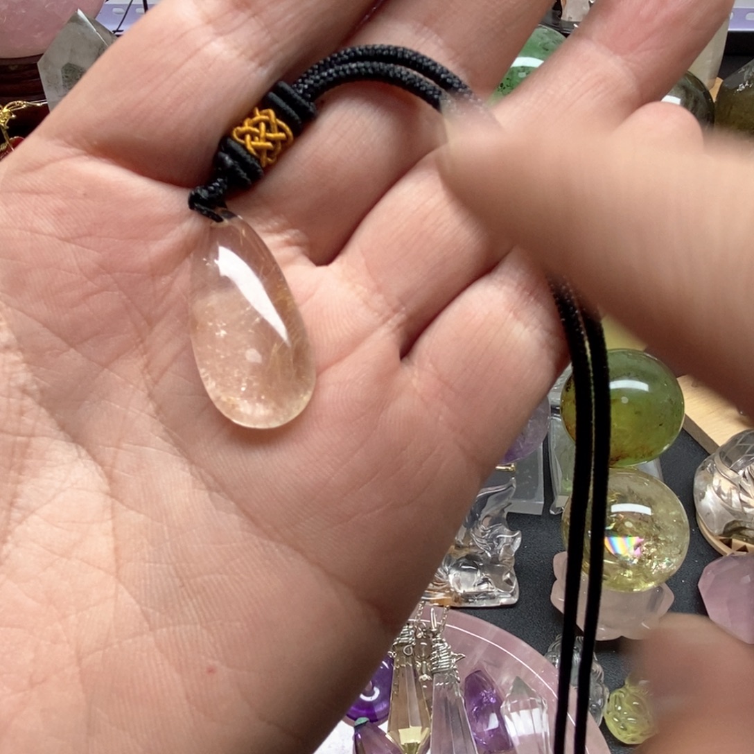 明***性珠宝半成品水晶未镶嵌