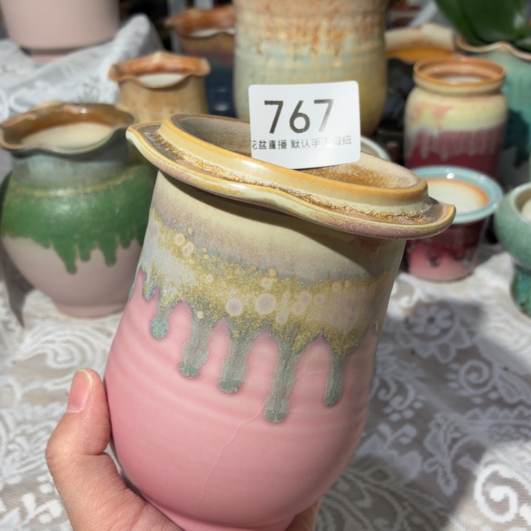 瑕疵景德镇陶瓷花盆