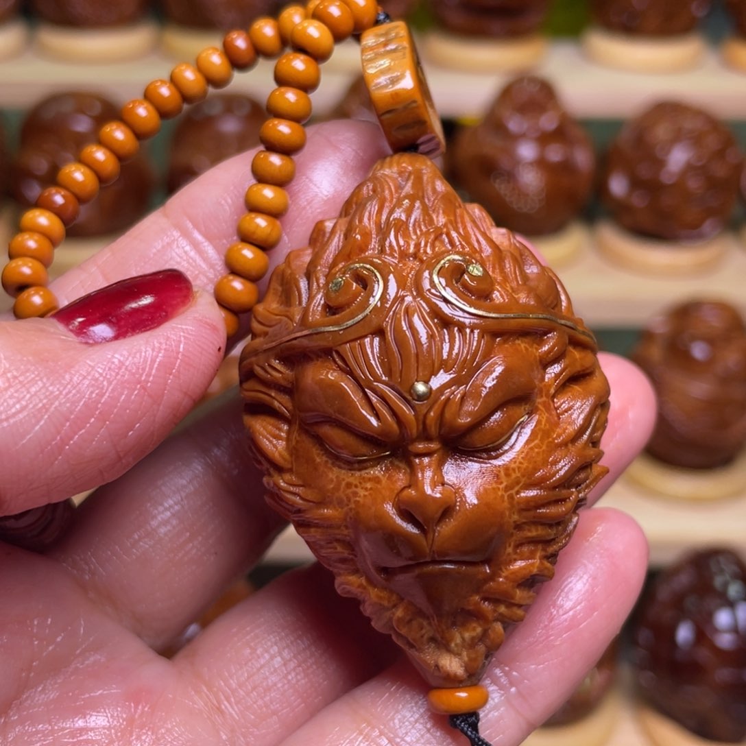 橄榄核手串/手链链子镶嵌大圣