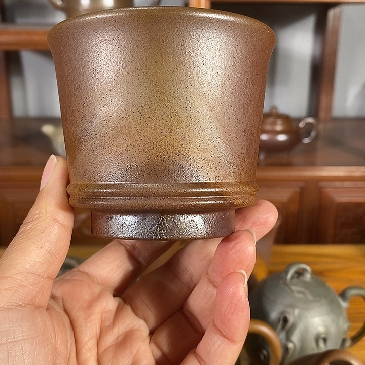 “***”紫砂茶壶200cc主人杯 段泥