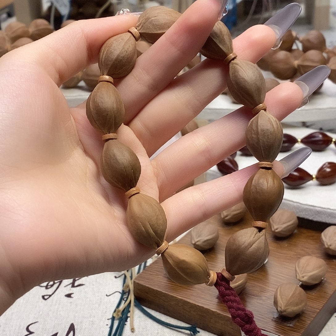 橄榄核手串/手链绣*梅林精品铁核原生态15*22
