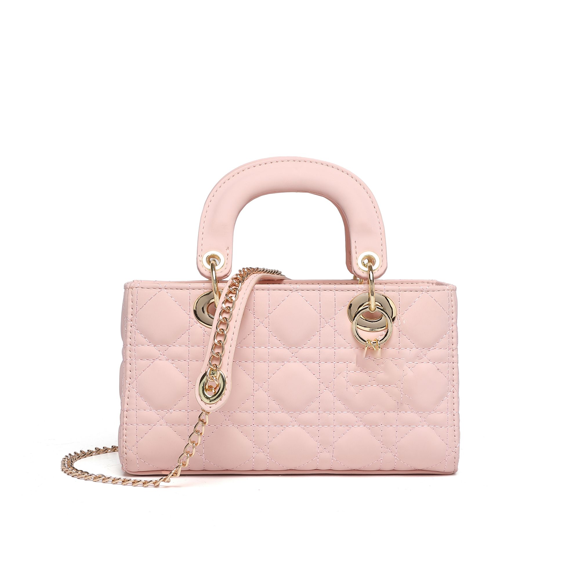 2025热销热卖手提式法式带飞包C035H磨砂粉色（横版）