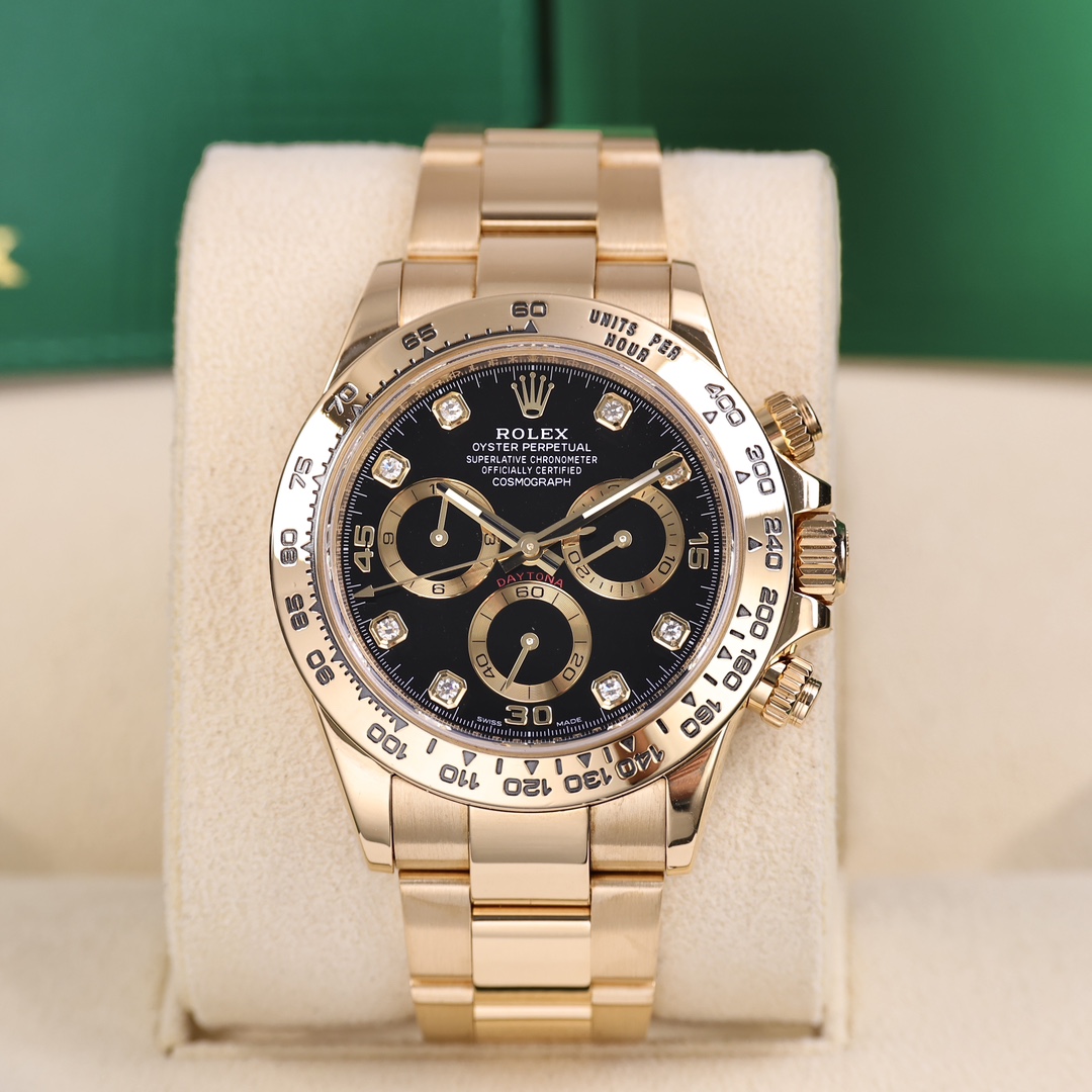 95新 Rolex/劳力士 迪通拿系列116508钻刻金眼睛 2021年保卡