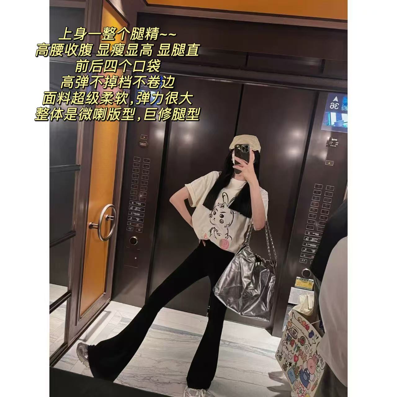 徐秋阳  多口袋瑜伽裤  春季新款百搭时尚休闲多口袋瑜伽裤