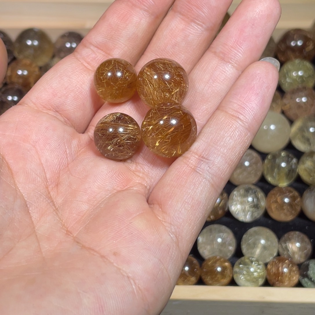 水晶颈饰未镶嵌天然水晶打孔不退换