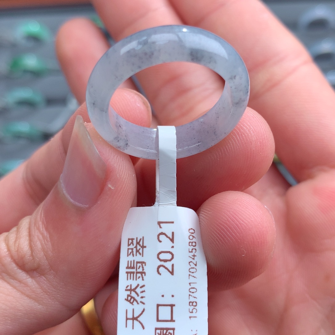翡翠戒指未镶嵌天然