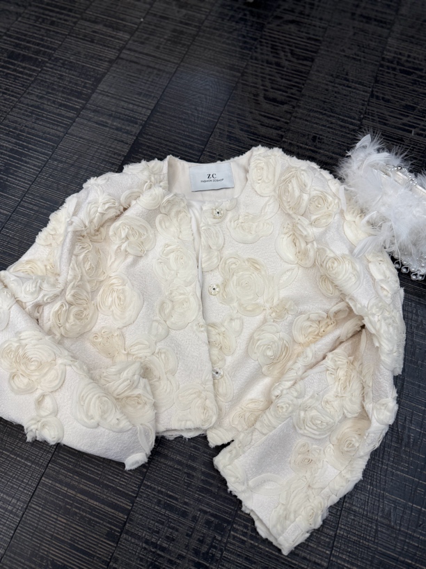 大气元（外套）立体花朵外套