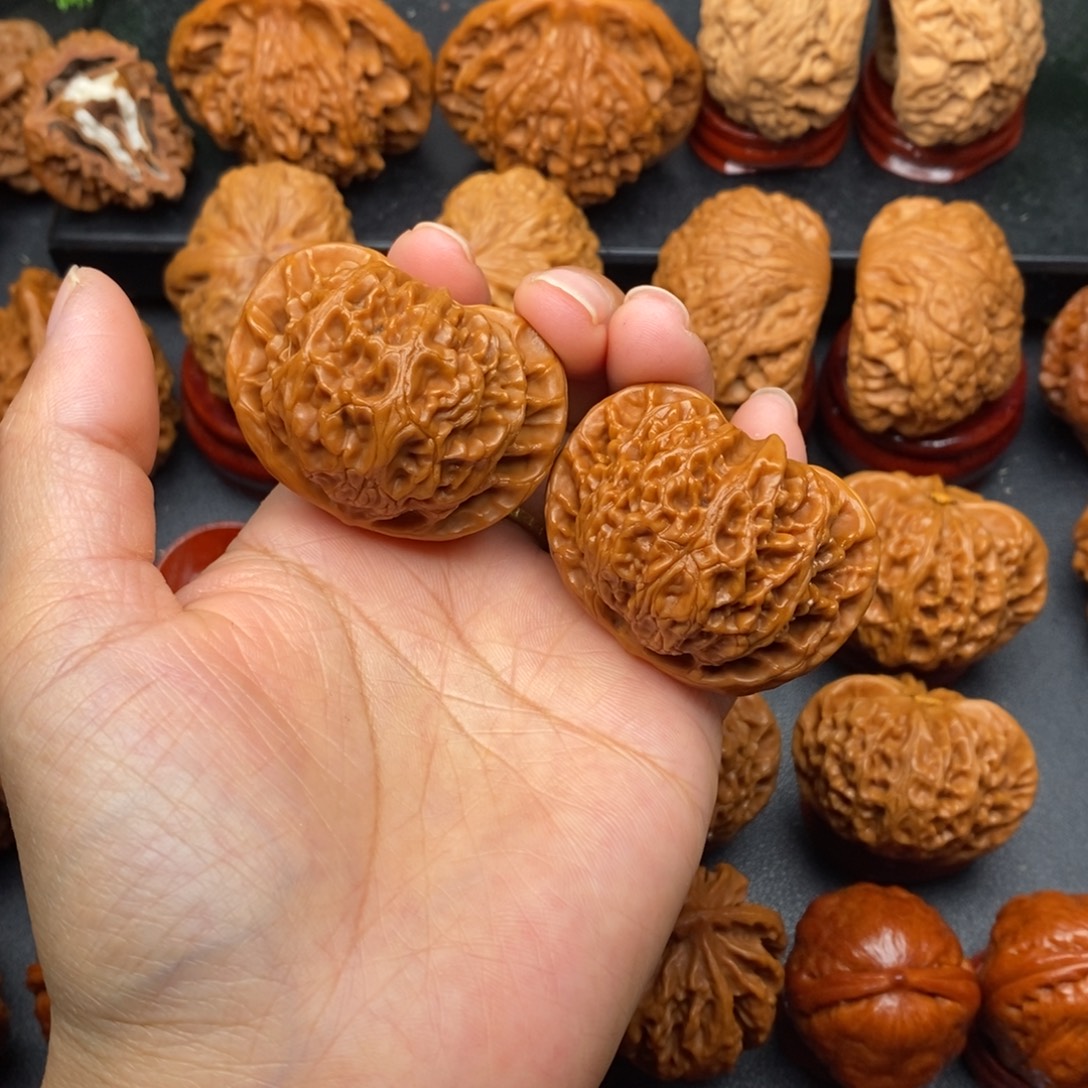 文玩核桃把件44宫灯