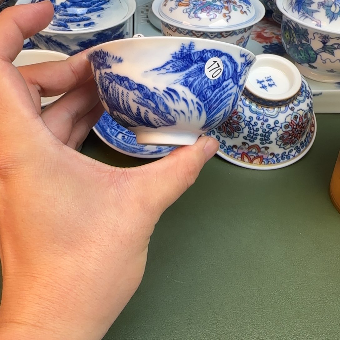 彦祖纯手工手绘茶具170