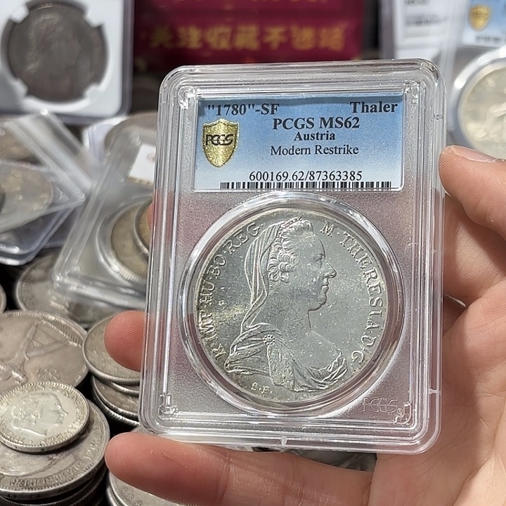 9***L银Ag800奥匈帝国大奶妈一泰勒银币