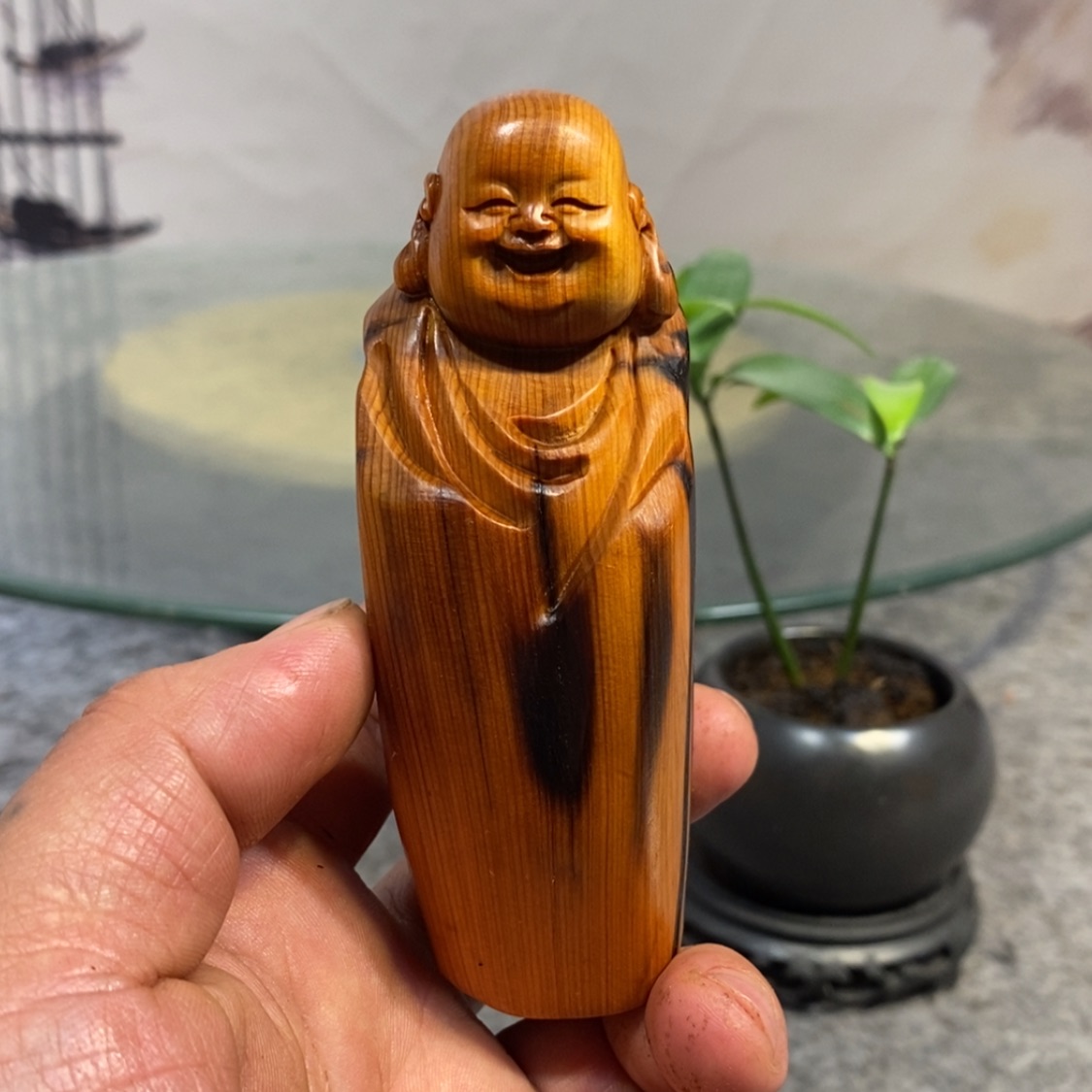 【闪购商品】柏木（崖柏）根雕木雕工艺品摆件家居手把件