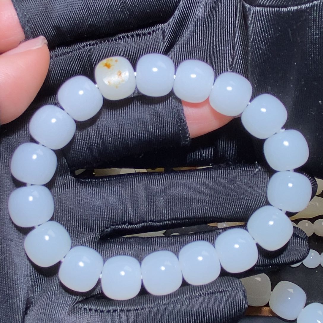 和田玉套链未镶嵌二***2