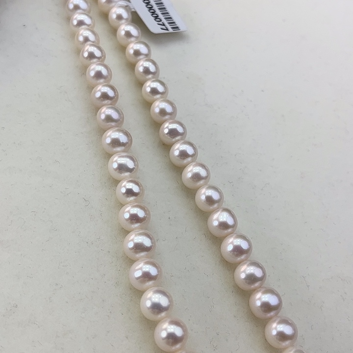淡水珍珠颈饰银S925镶嵌卡8蔓塔玫瑰高品