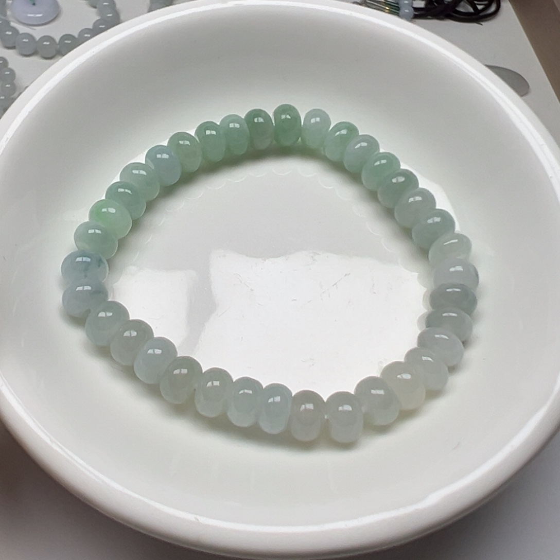 翡翠散珠Y****s纯天然缅甸翡翠A货卡7.5，36颗分4单