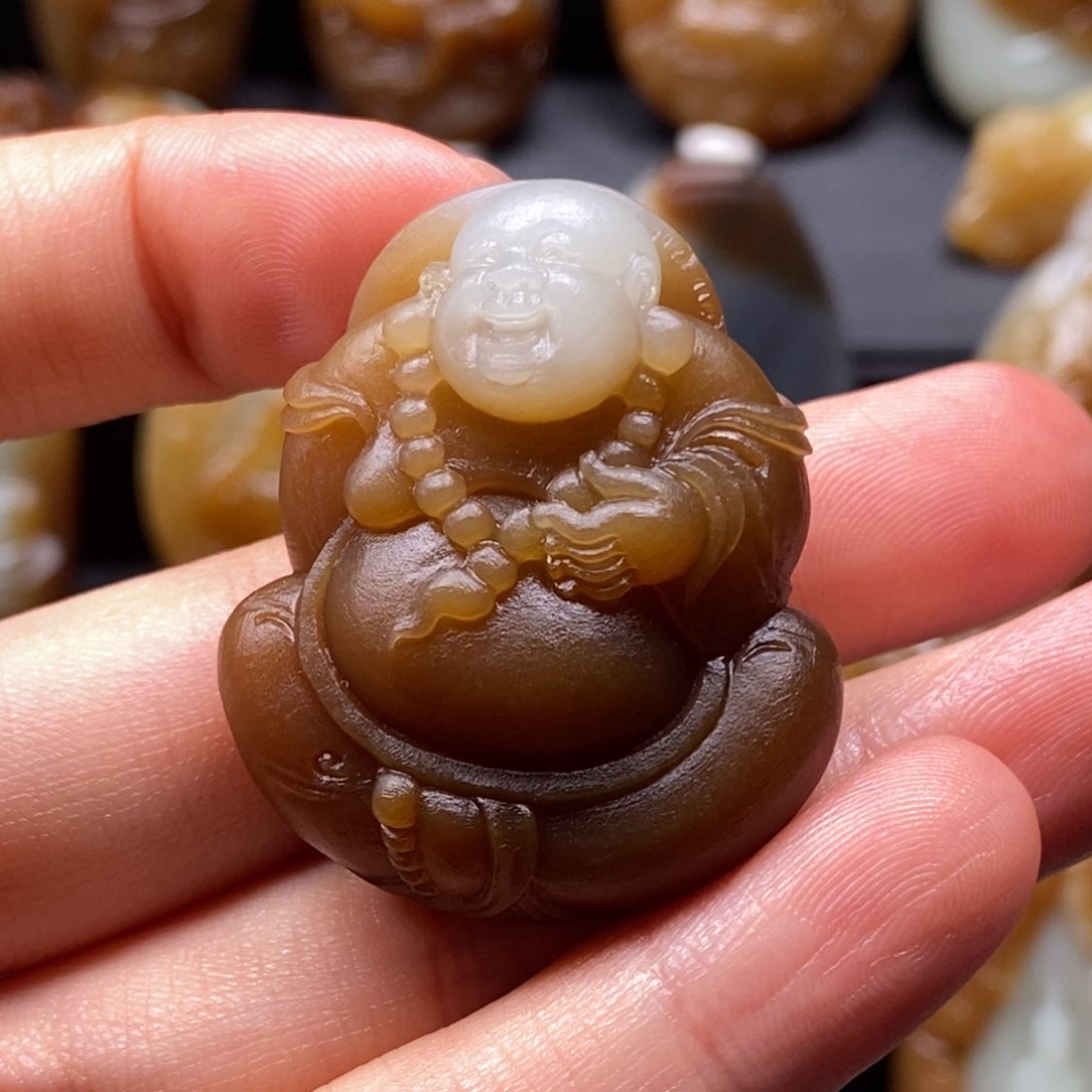 和田玉挂件未镶嵌前*