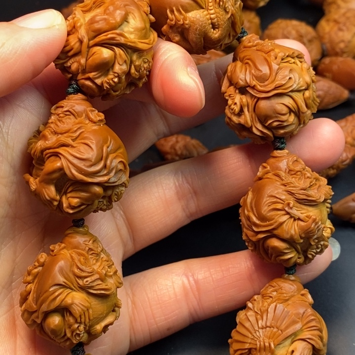 用***5手串/手链橄榄核钟馗手串