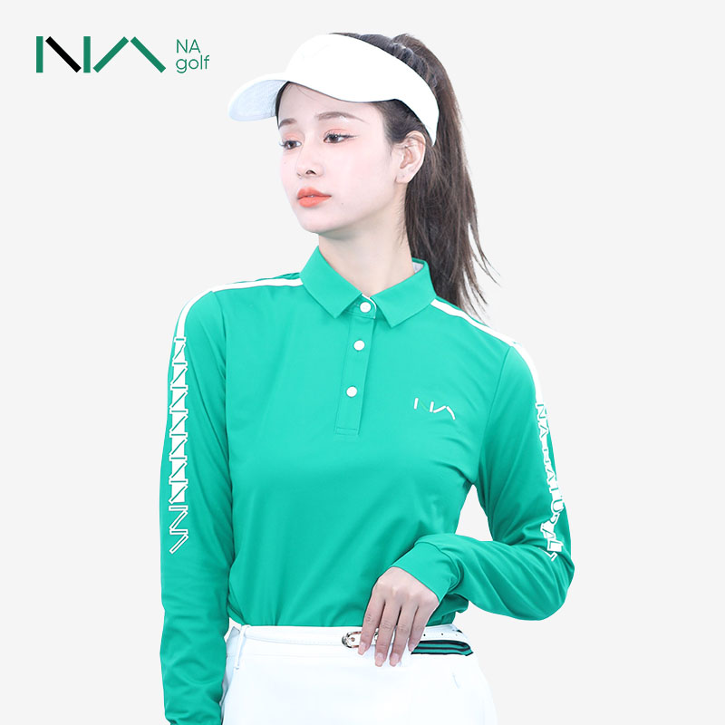 NAGOLF恩爱高尔夫服装长袖秋季休闲时尚上衣女