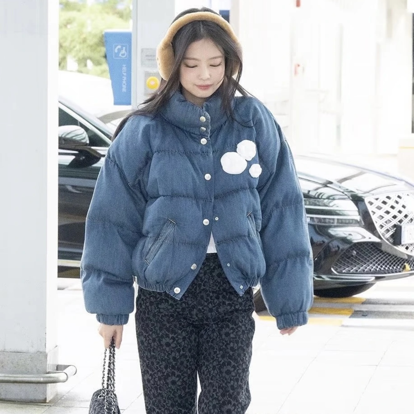 99新 Chanel/香奈儿 Chanel24N秋冬系列牛仔棉服Jennie同款40码