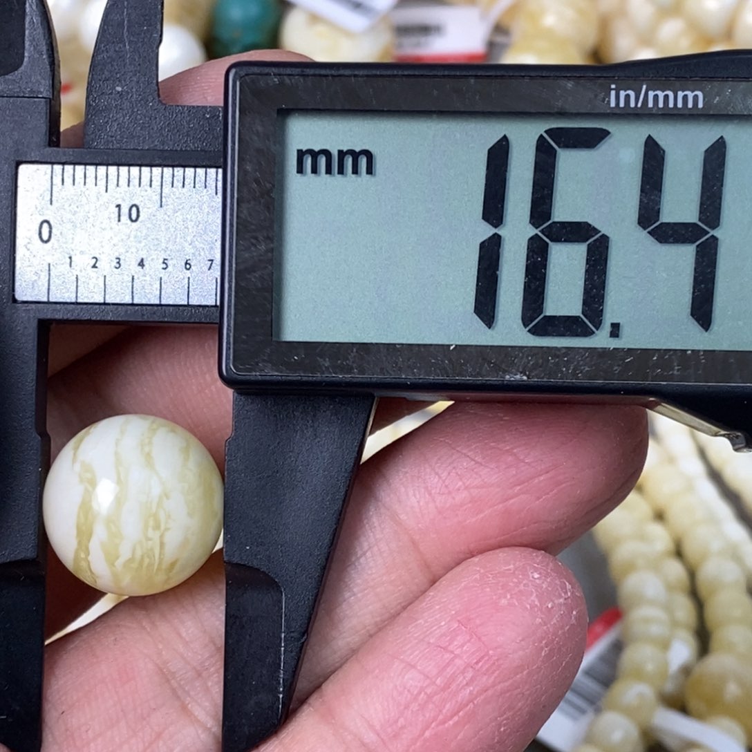 琥珀珠宝奇石未镶嵌有个针尖花粉