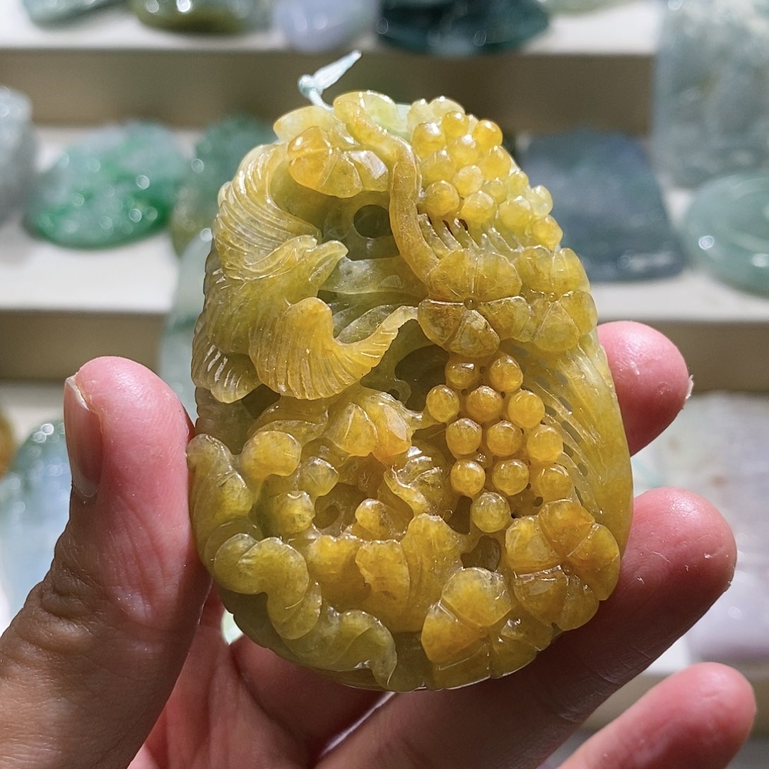 【闪购商品】翡翠颈饰未镶嵌凤凰