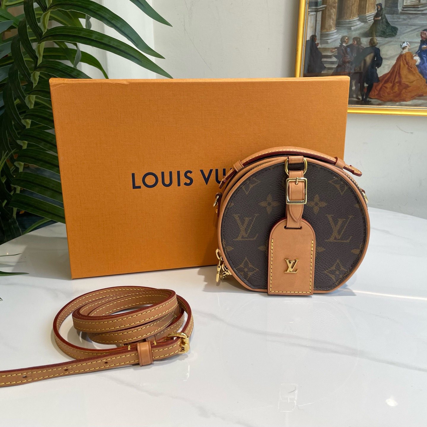 95新 LouisVuitton/路易威登 御古屋/72844/小硬饼 19年