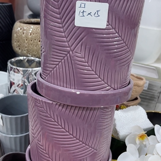 多肉绿植陶瓷花盆9.9包邮，有孔