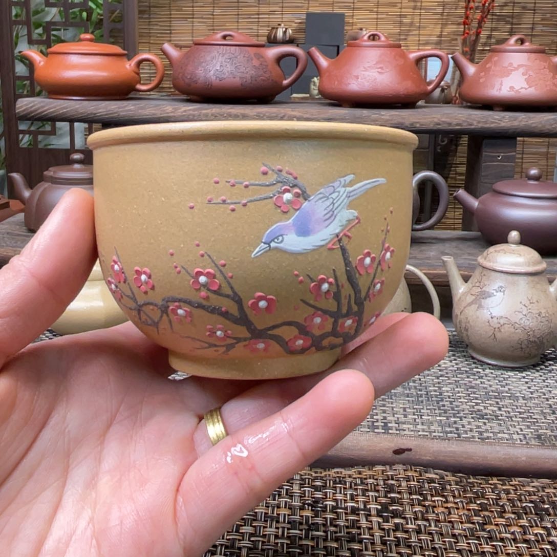 紫砂茶壶宜兴原矿紫砂手工制120