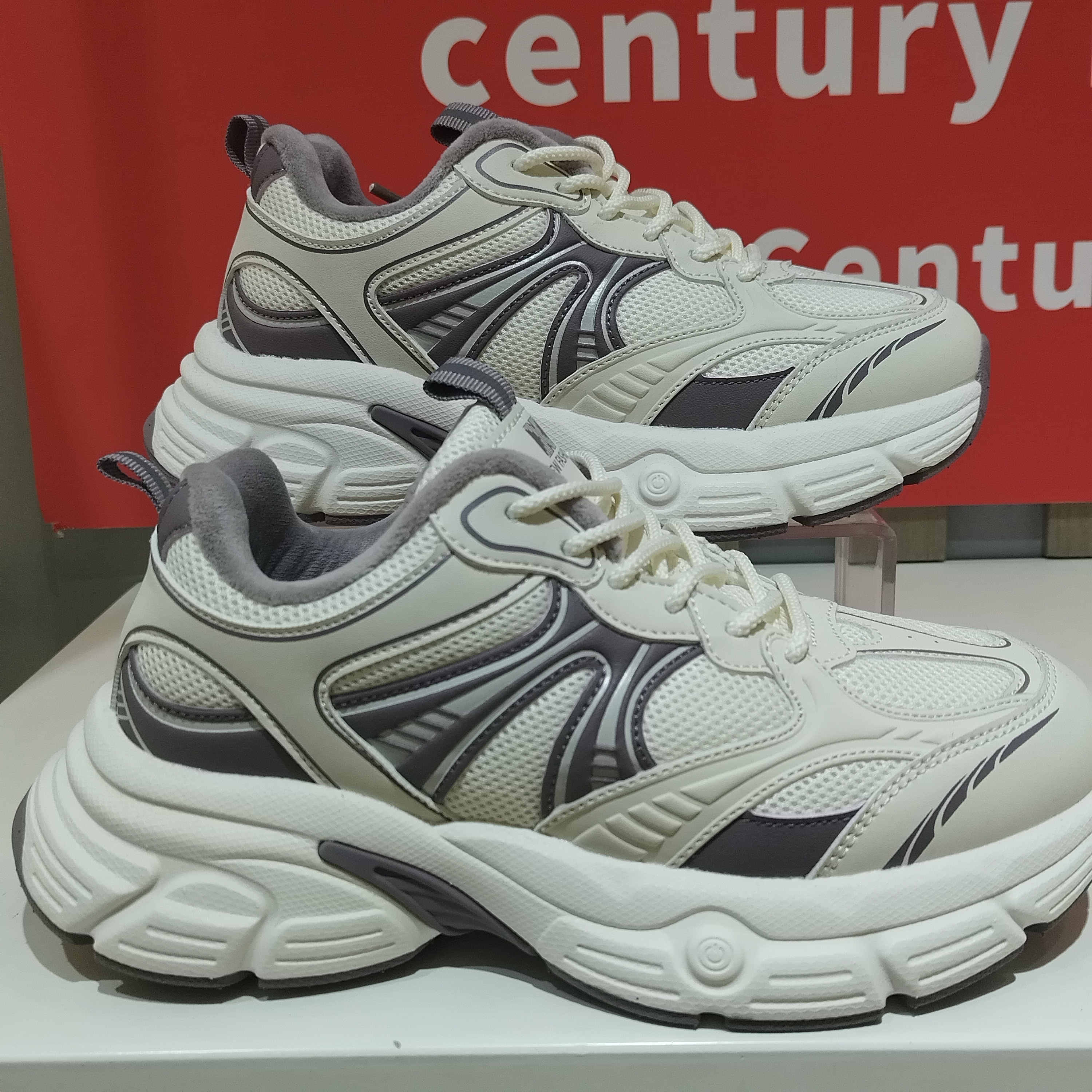 冬季加绒厚底老爹鞋女款百搭休闲运动鞋棉鞋加厚透气软底增高