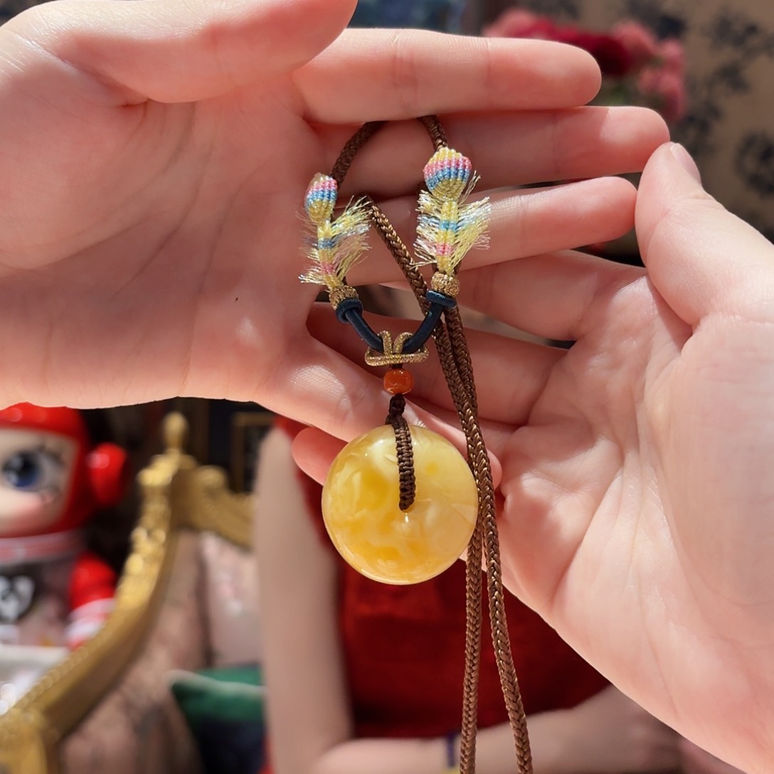 蜜蜡颈饰未镶嵌颈饰2号