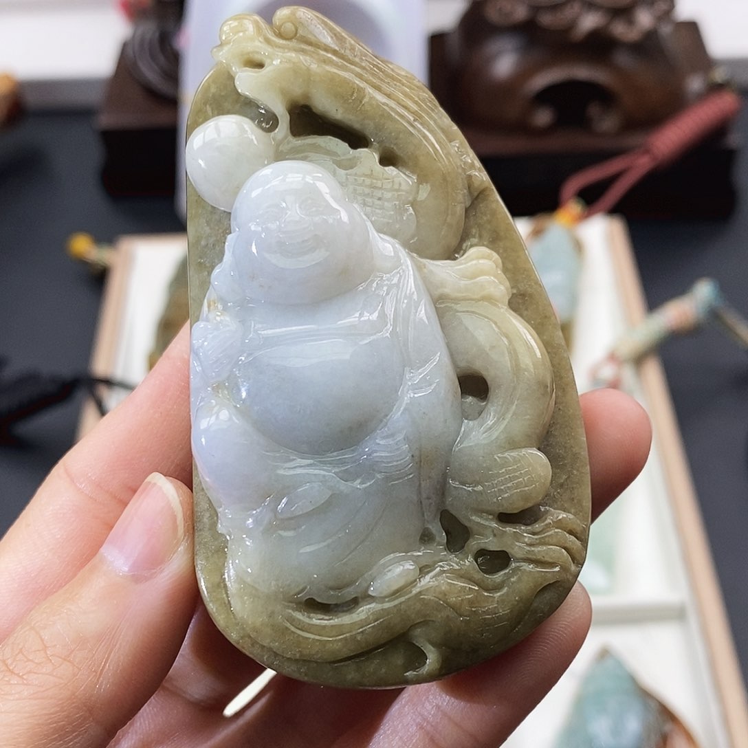 颈饰未镶嵌翡翠缅甸翡翠a货