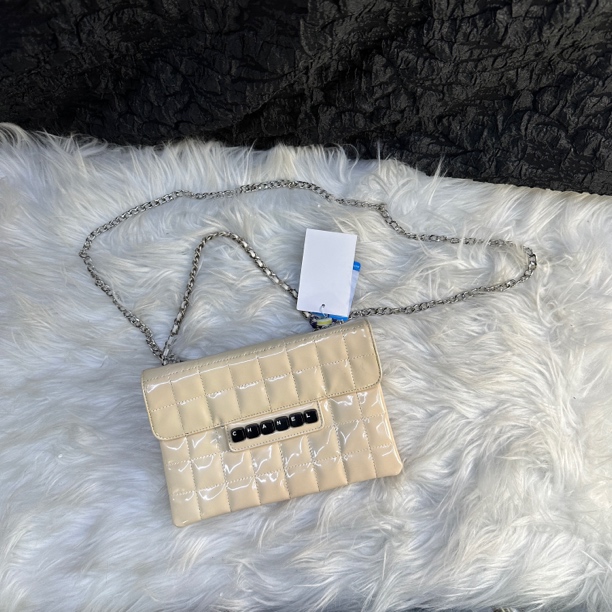 95新 Chanel/香奈儿 香奈儿裸粉色woc链条斜挎包