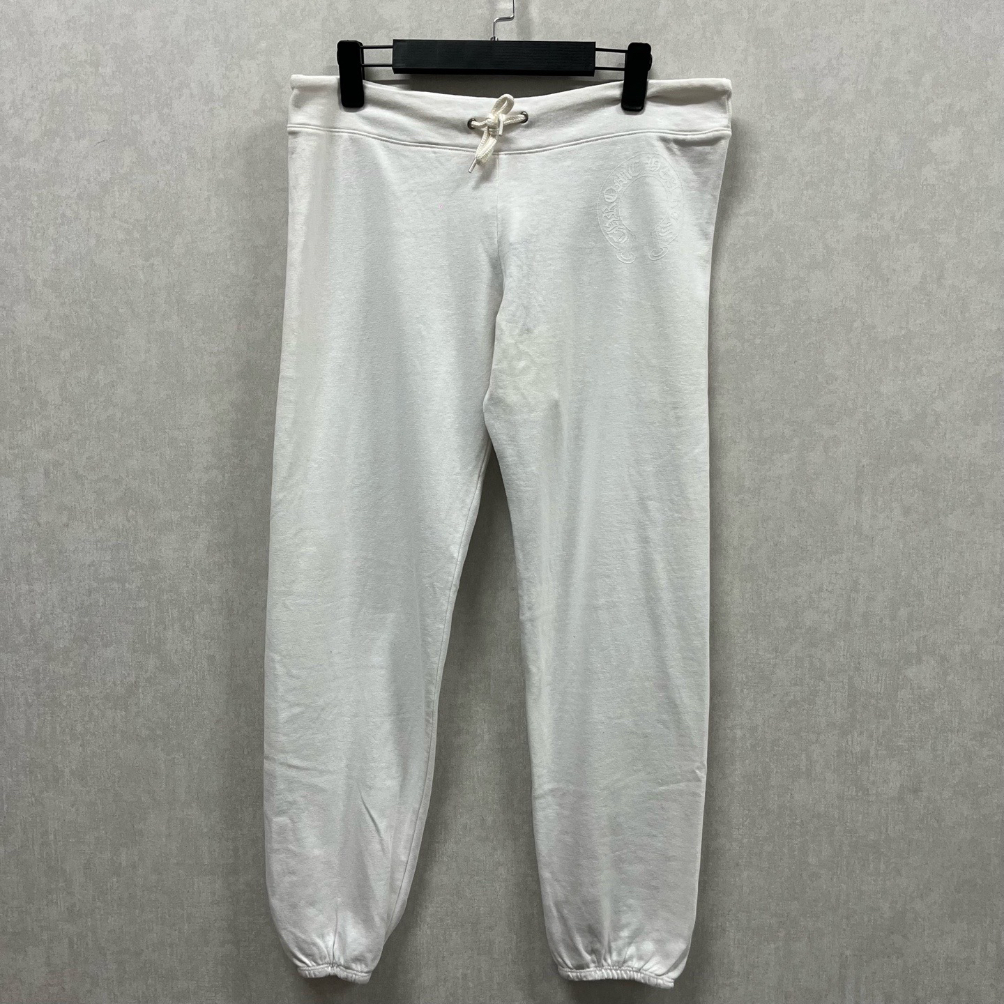 99新 Chrome Hearts/克罗心 克罗心白色十字花针织裤 卫裤M码