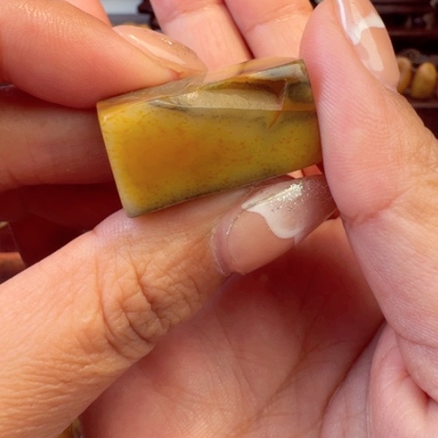 寿山石印石k****k乌鸦皮印章