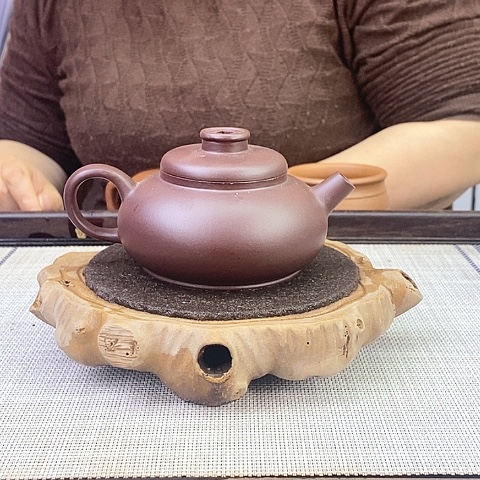 紫砂茶壶宜兴紫砂紫泥150c c