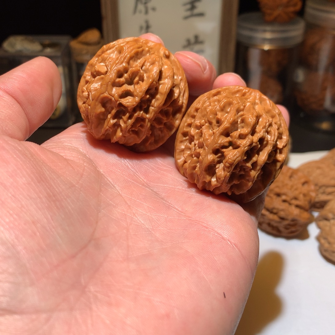 文玩核桃把件苹果园40