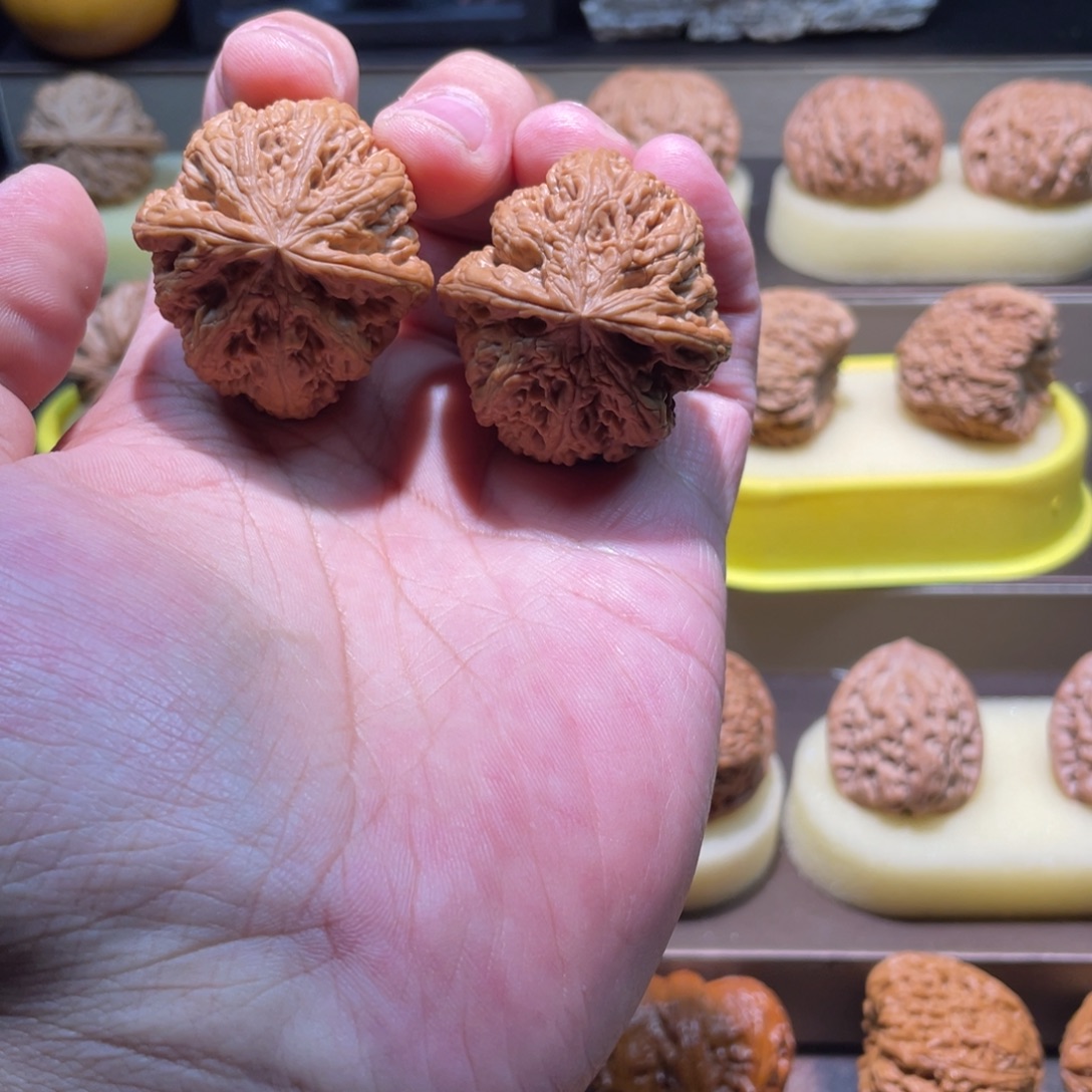 把件文玩核桃38全品八筋聚顶球筋