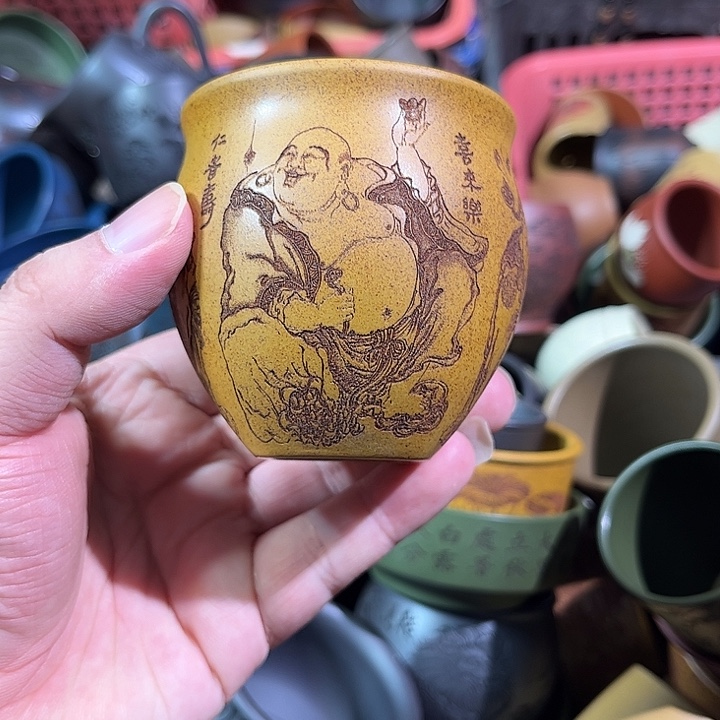 茶杯紫砂全手工紫砂主人杯