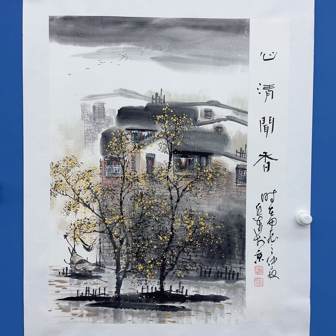 国画多次参加国内外大型
