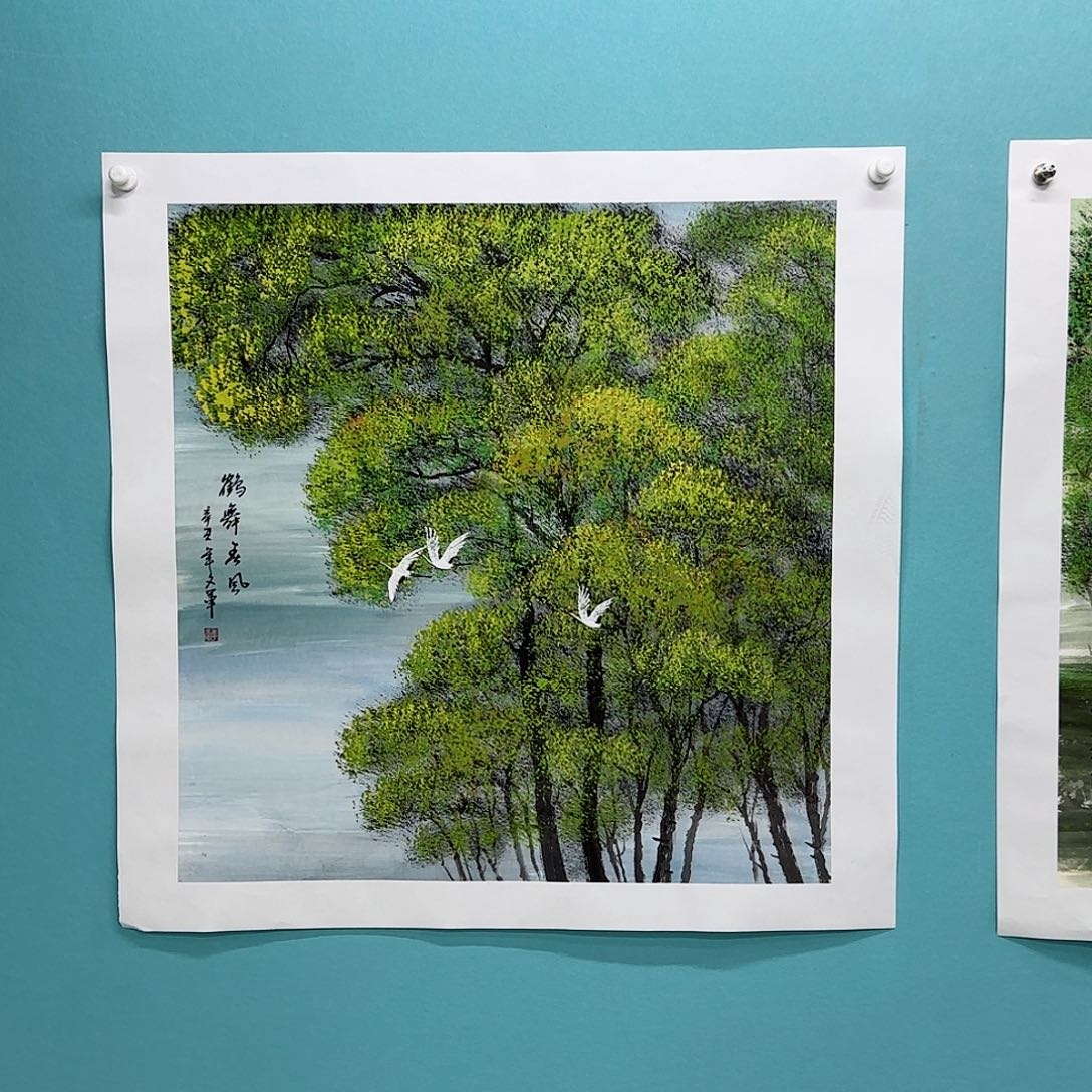 国画李文军教授作品