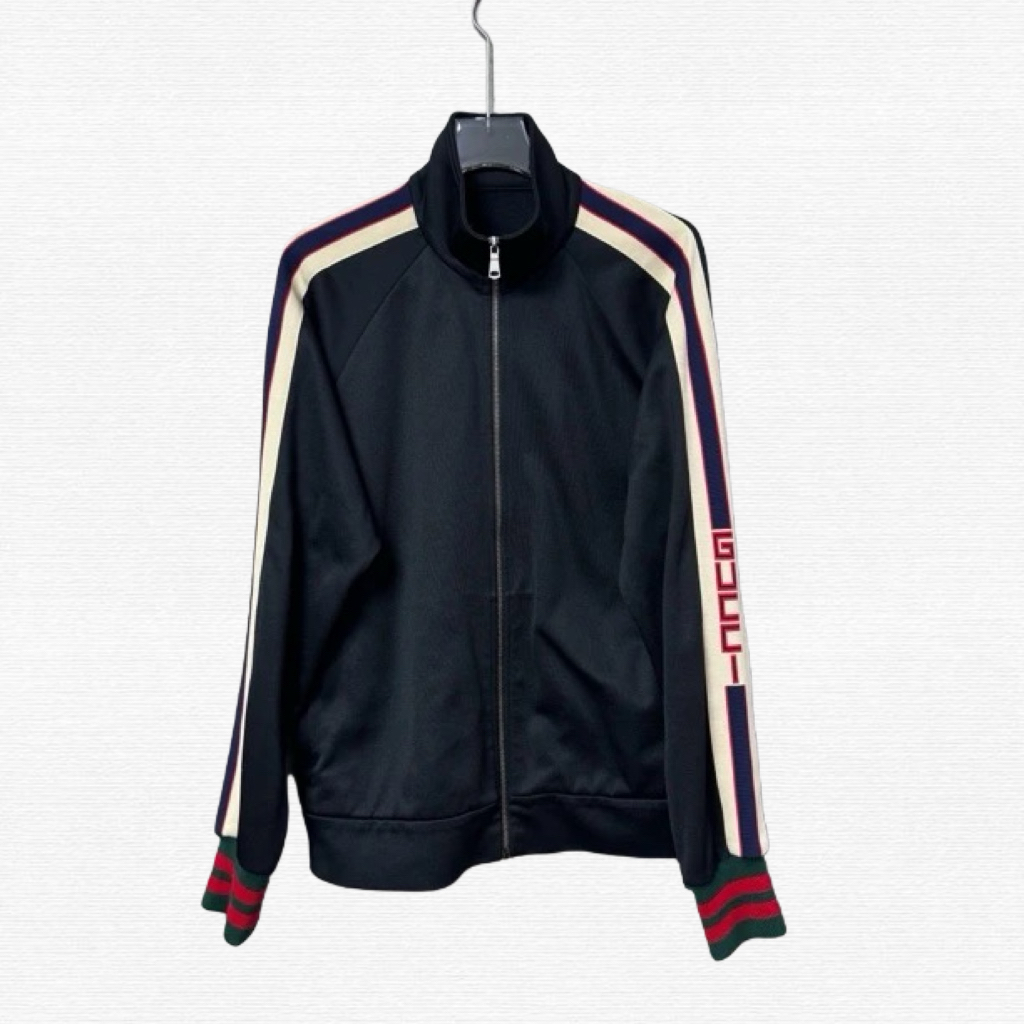 未使用 GUCCI/古驰 经典校服外套夹克/无领标M码/70897