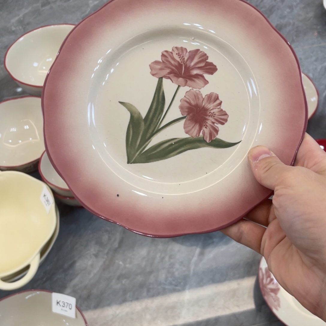 陶瓷微瑕餐具介意勿拍，满18飞！