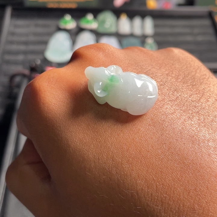 翡翠未镶嵌挂件翡翠首饰