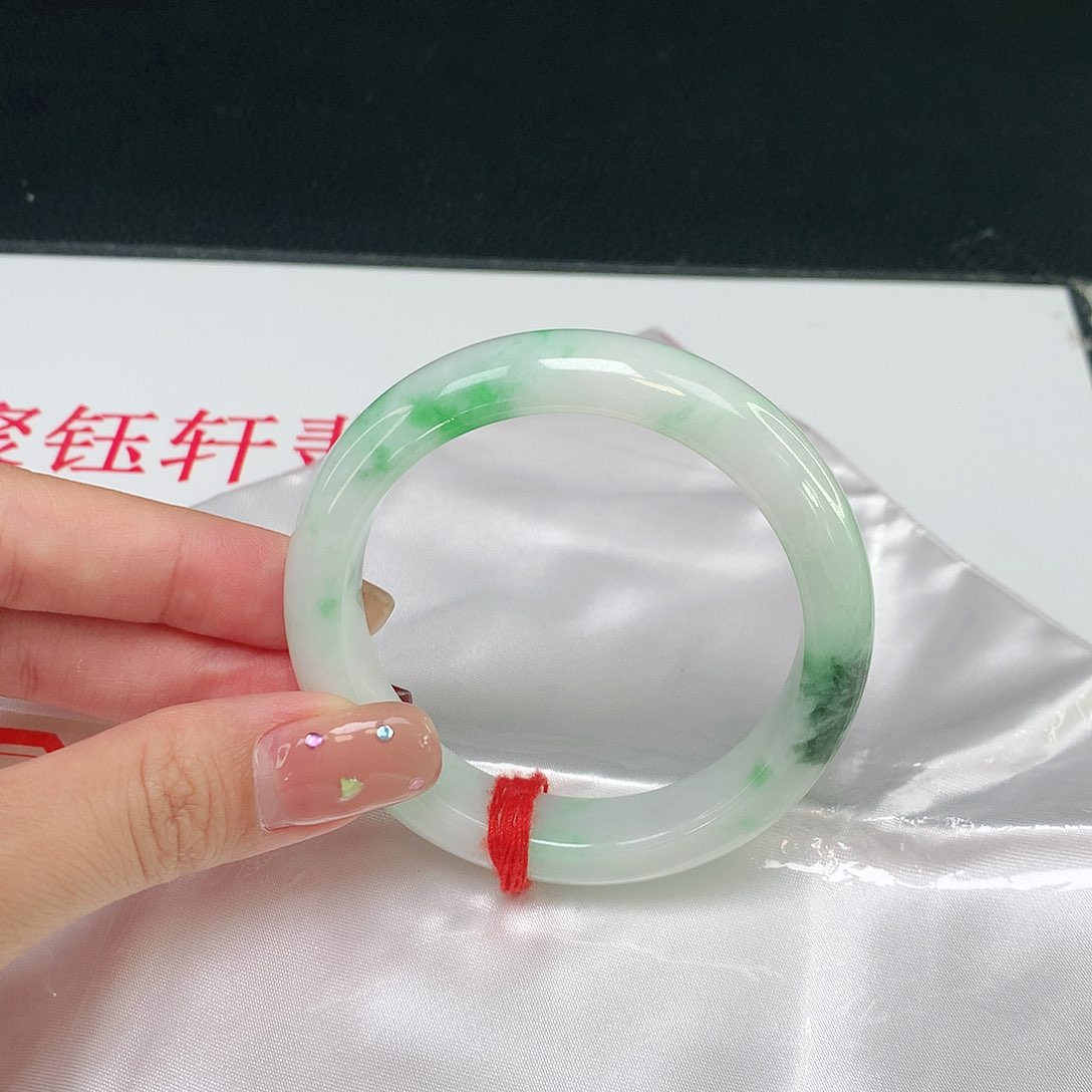 未镶嵌手镯翡翠湘*天然翡翠A货097