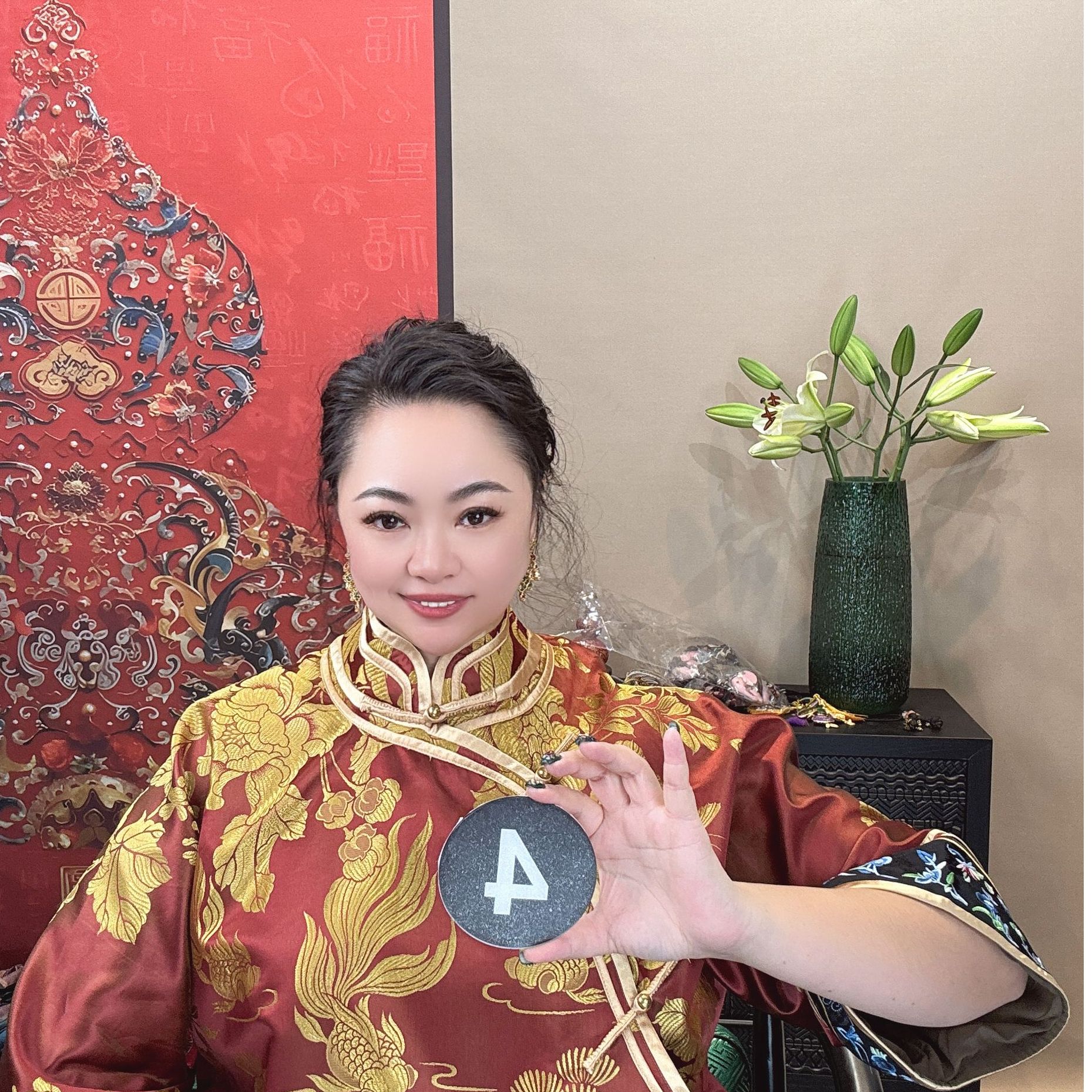 4号小花新中式女装