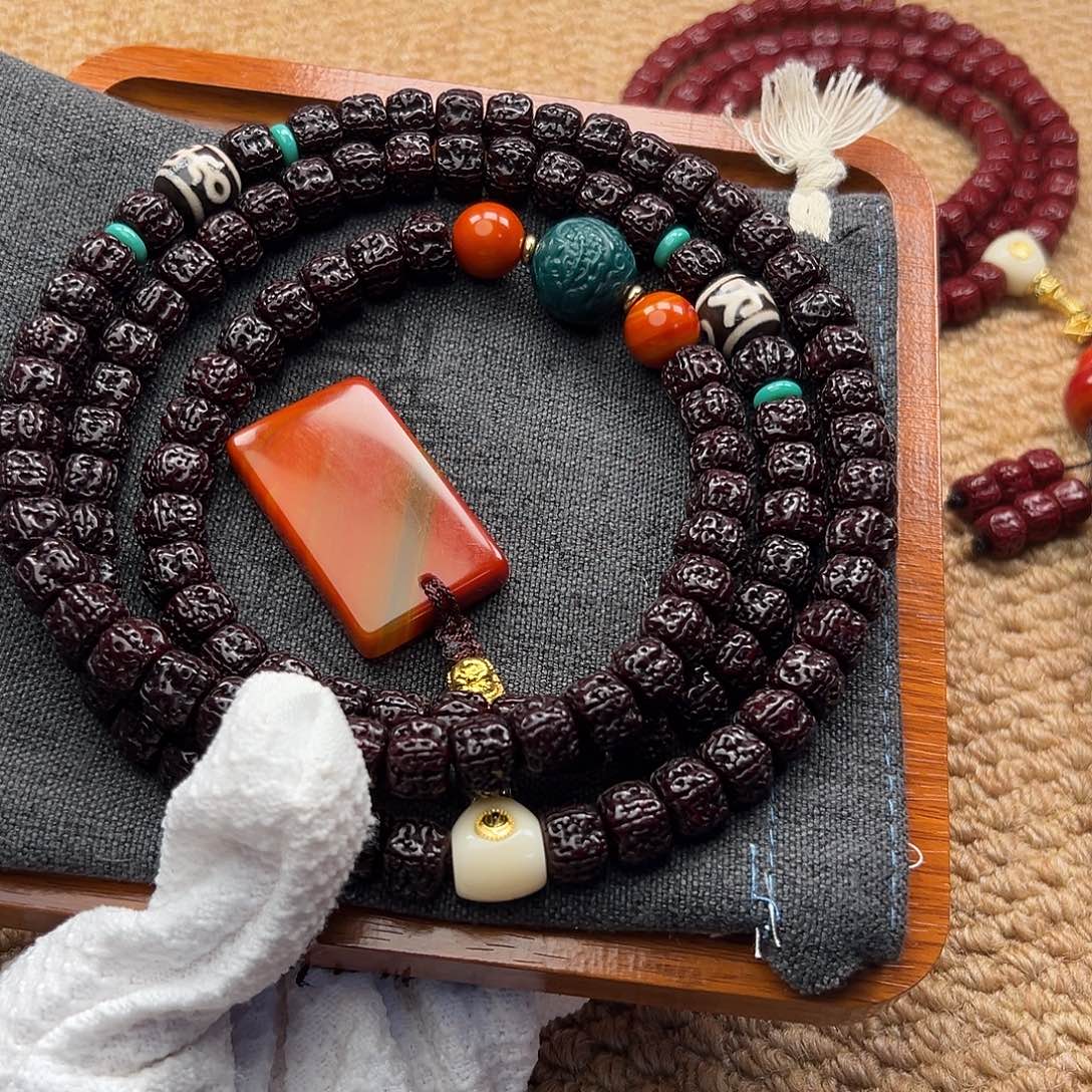 刚***子金刚菩提吊坠精品